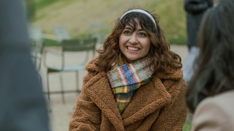 woman smiling